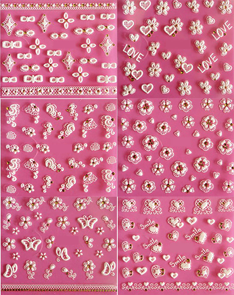 DITI™ 14 Pics Semi Cured Gel Nail Strip Nail art stickers False Nail Body art stickers