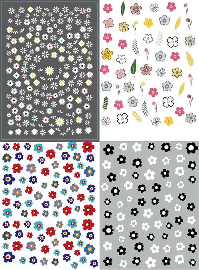 DITI™ 14 Pics Semi Cured Gel Nail Strip Nail art stickers False Nail Body art stickers