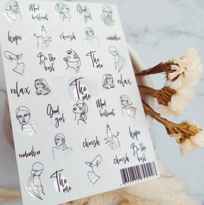 甲之谜JIAZHIMI™ 28 Pics Semi Cured Gel Nail Strip Nail art stickers False Nail Body art stickers