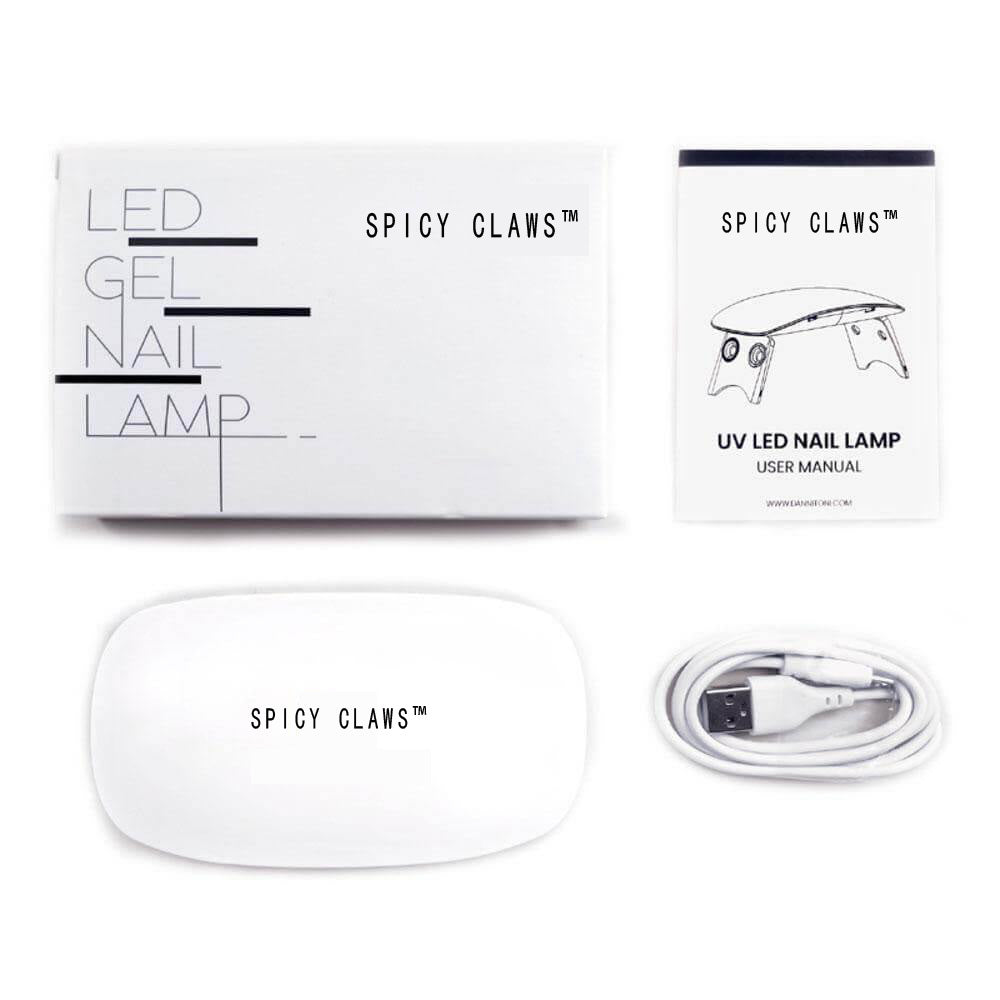 SPICY CLAWS™ UV LED Nail Lamp 36W Nail Dryer With 25pcs LED UV Light for Nails Lamp 4 Timer Setting Auto Sensor Temperature Protection Gel Nail Polish Curing Dryer for Home and Salon