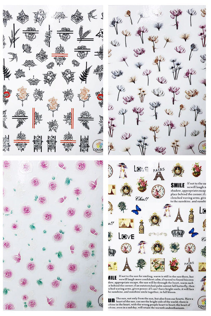 SPICY CLAWS™ 14 Pics Semi Cured Gel Nail Strip Nail art stickers False Nail Body art stickers