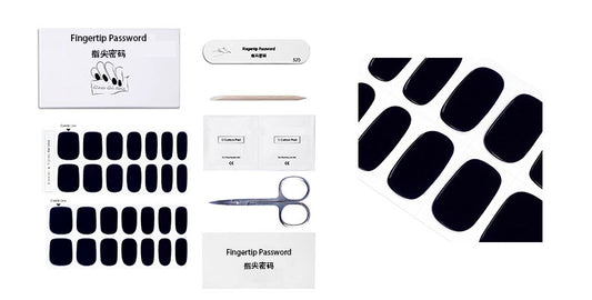 Fingertip Password指尖密码™ Pics Semi Cured Gel Nail Strip Nail art stickers False Nail Body art stickers